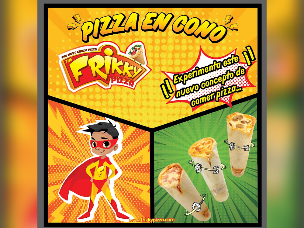 The Frikky Pizza: conoce la pizza en cono